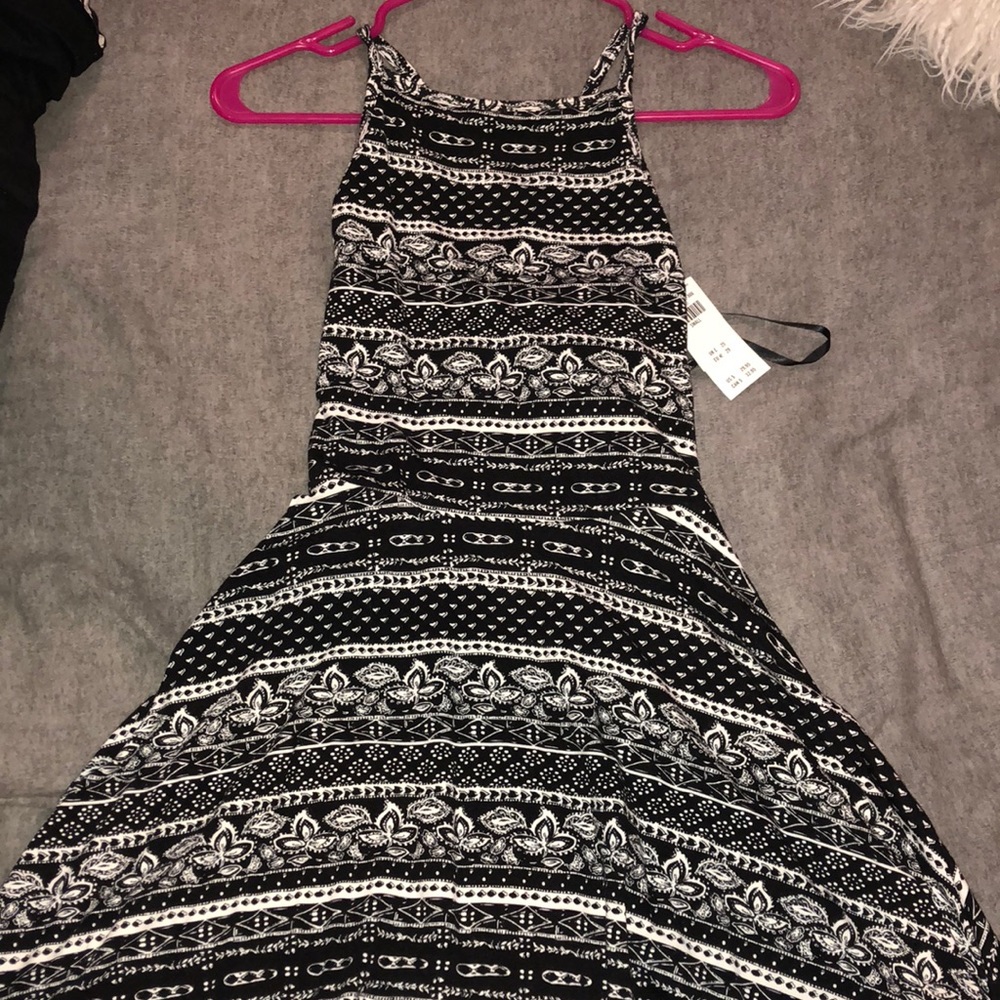 hollister printed dress